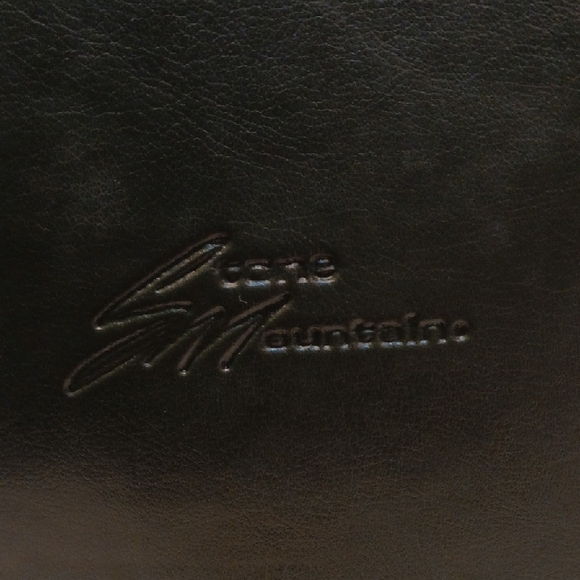 Floral Canvas Stone Mountain Handbag with Green Accents - Picture 12 of 16